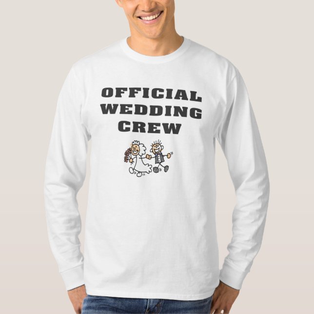 Camiseta Tripulação de Casamento Oficial (Frente)