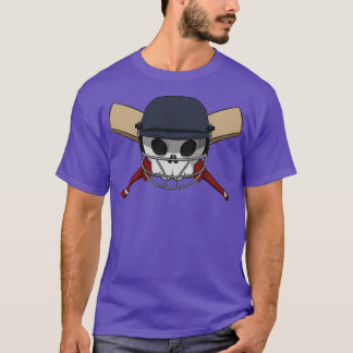 Camiseta Tripulação de críquete bandeira pirata jolly sem l