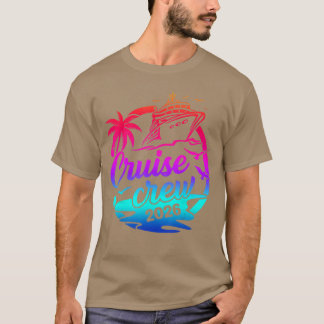 Camiseta Tripulação de Cruzeiro 2026 Férias de Verão Divert