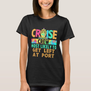 Camiseta Tripulação de Cruzeiro de Férias de Tie Dye Mais P
