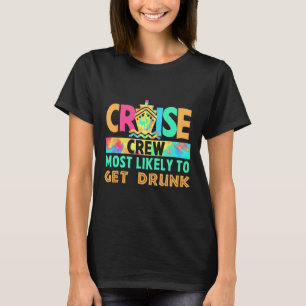 Camiseta Tripulação de Cruzeiro de Férias de Tie Dye Mais P