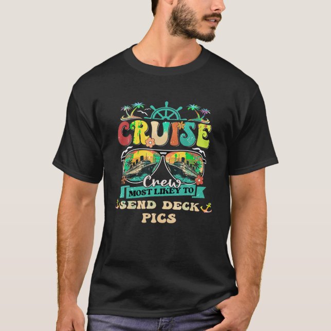 Camiseta Tripulação De Cruzeiros Mais Susceptível De Enviar (Frente)