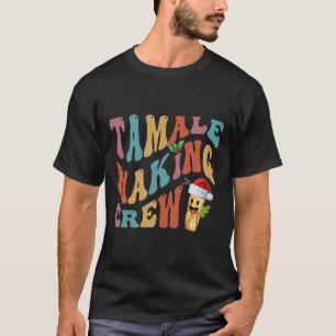 Camiseta Tripulação de Fazer Tampa do Natal Família de Comi
