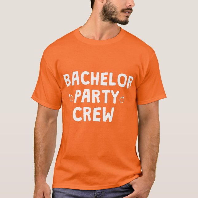 CAMISETA TRIPULAÇÃO DE FESTA DE BACHELOR (Frente)