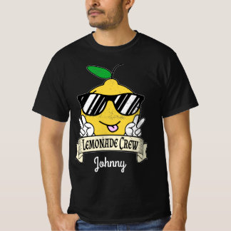 Camiseta Tripulação de Limonada - Mão de Paz de Kawaii e Óc