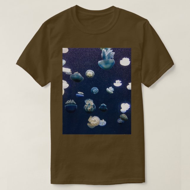 Camiseta Tripulação de medusas (Frente do Design)