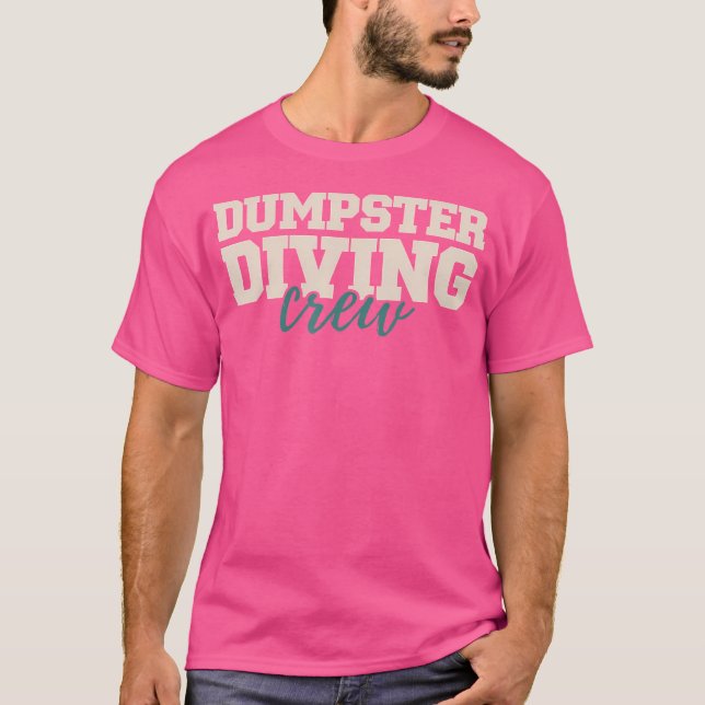 Camiseta Tripulação de Mergulho de Dumpster (Frente)