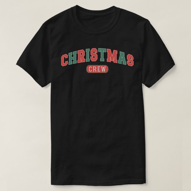 Camiseta Tripulação de Natal 1 (Frente do Design)