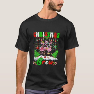 Camiseta Tripulação de Natal Adorava Flamenga Linda Família
