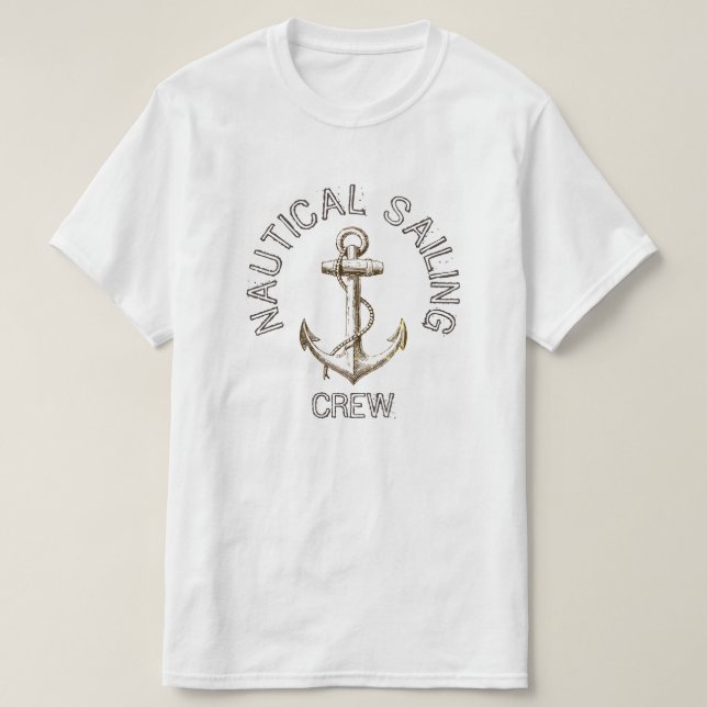 CAMISETA TRIPULAÇÃO DE NAVEGAÇÃO (Frente do Design)