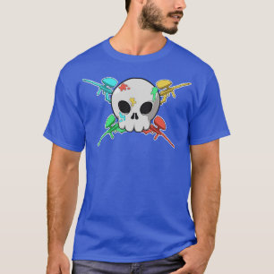 Camiseta Tripulação de Paintball Jolly pirata sem legenda