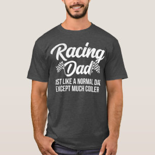 Camiseta Tripulação de Pit Flag Carro Corrida engraçado eng