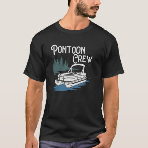 Camiseta Tripulação de Pontão Vida no Lago Navegação de Pon