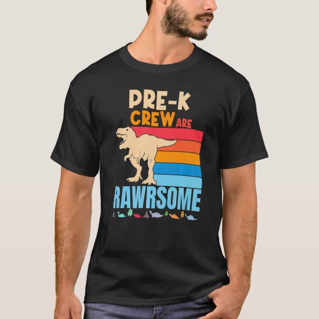 Camiseta Tripulação de Pré K Professores de Pré-escola As C (Frente)