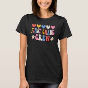 Camiseta Tripulação De Primeiro Grau No 1º Dia De Ensino De