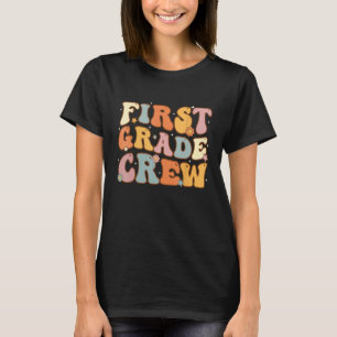 Camiseta Tripulação De Primeiro Grau Vintage Retrô De Vinta