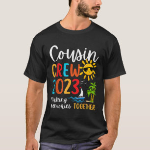 Camiseta Tripulação de primo 2023 para Férias de Verão da F