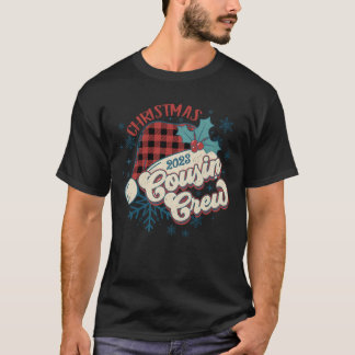 Camiseta tripulação de primo de natal 202feriado