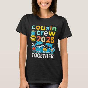 Camiseta Tripulação de primos férias de verão de 2025 na pr