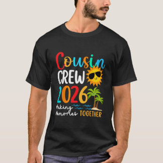 Camiseta Tripulação de Primos Férias de Verão na Praia Famí