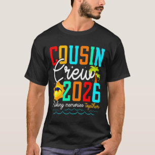 Camiseta Tripulação de Primos Férias de Verão na Praia Famí