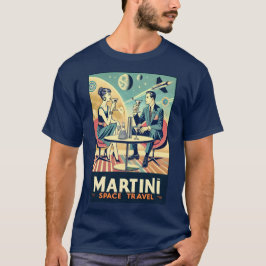 Camiseta Tripulação de Voo de Posteres de viagens Espaciais