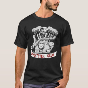 Camiseta Tripulação desportiva - Motor Evo - Gráfico Fro