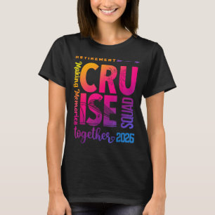 Camiseta Tripulação do Cruzeiro de Aposentadoria Tie Dye 20