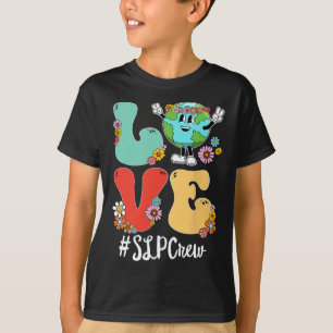 Camiseta Tripulação do Dia Mundial da Terra com Retro Amor