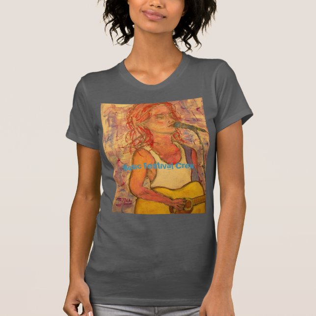 Camiseta Tripulação do Festival de Música (Frente)