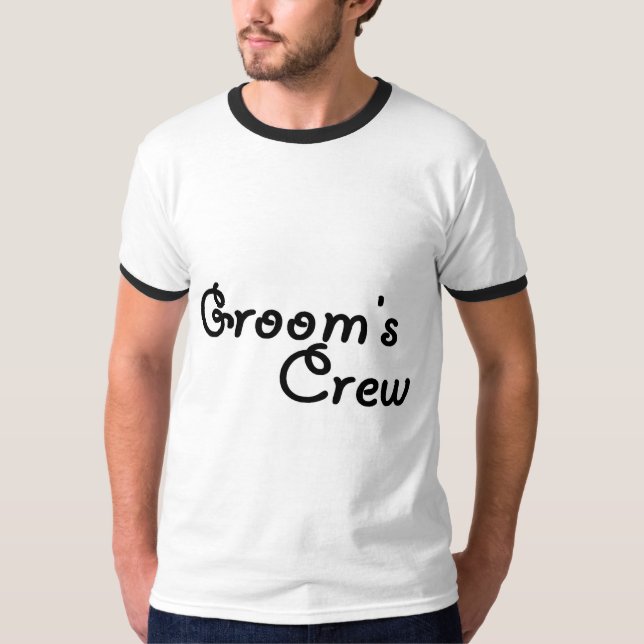 Camiseta Tripulação do Groom (Blk) (Frente)