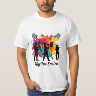 Camiseta Tripulação do Groove da Seção de Ritmo