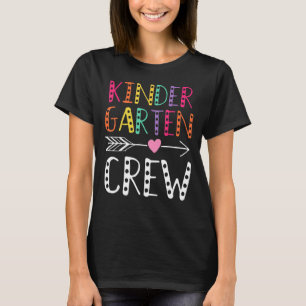 Camiseta Tripulação Do Jardim De Infância 1rua Dia De Profe