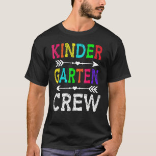 Camiseta Tripulação Do Jardim De Infância De Volta À Escola