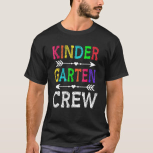 Camiseta Tripulação Do Jardim De Infância De Volta À Escola