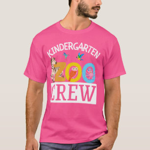 Camiseta Tripulação Do Jardim De Infância Zoológico De Volt