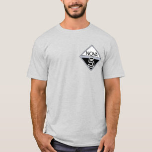 Camiseta Tripulação do navio / Nova 5 - Camisa-T Clássica d