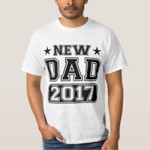 Camiseta Tripulação do novo papai 2017