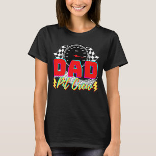 Camiseta Tripulação do Pai do Carro de Corrida de Festa de