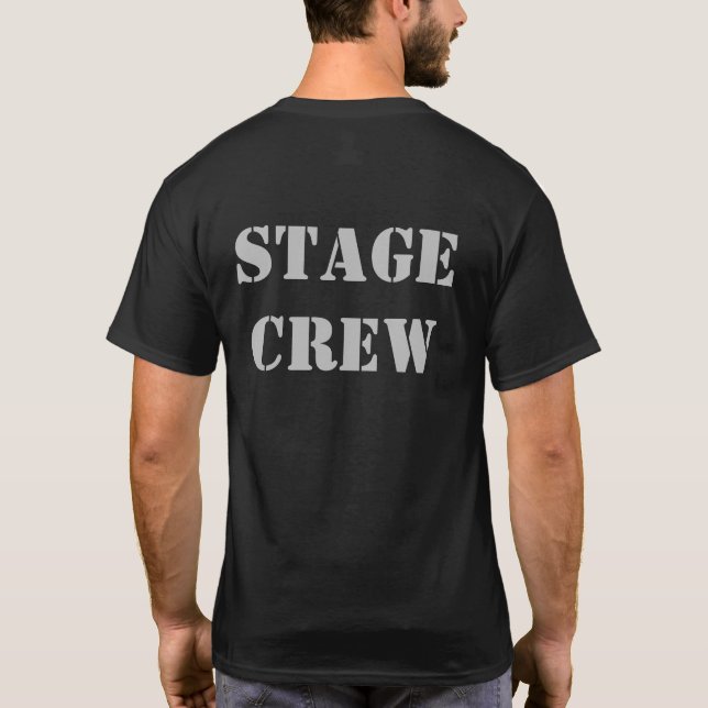 Camiseta Tripulação do Palco do Teatro de segundo grau com  (Verso)