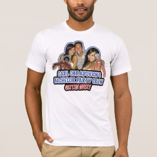 Camiseta Tripulação do Partido Bachelor de Carl