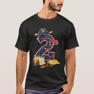 Camiseta Tripulação do segundo aniversário do Partido Pirat