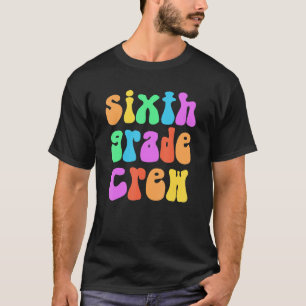 Camiseta Tripulação do Sexto Grau Pequena Senhorita 6 Gr Ra