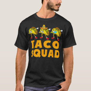 Camiseta Tripulação do Taco Cinco de Mayo Cute Tacos Crianç
