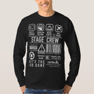 Camiseta Tripulação Engraçada de Palcos - Teatro na Sema