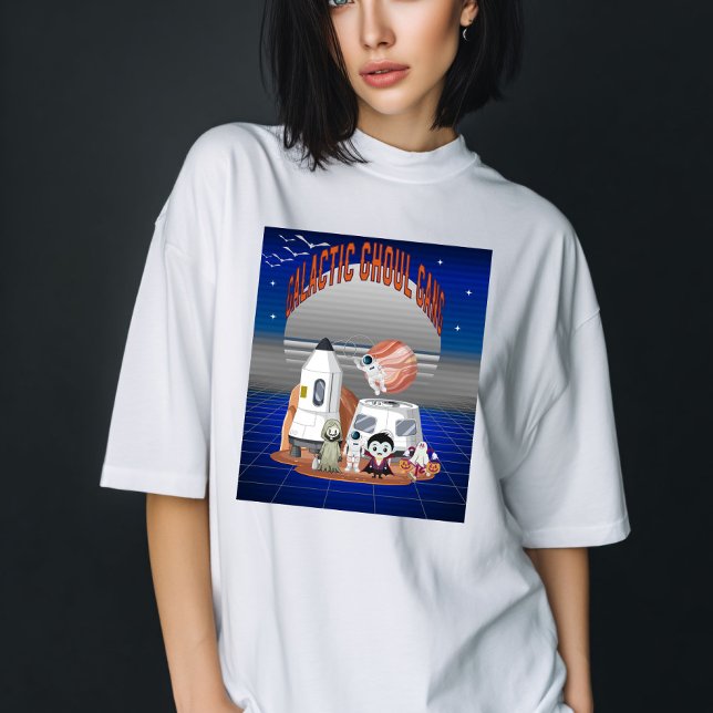 Camiseta Tripulação Espacial Ghoul Galáctica Scifi (Criador carregado)