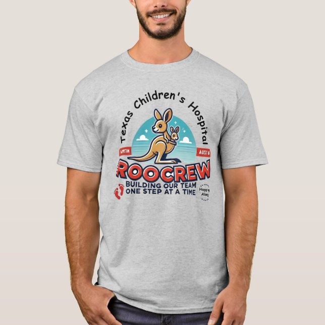 Camiseta Tripulação Roo de Homens (Frente)