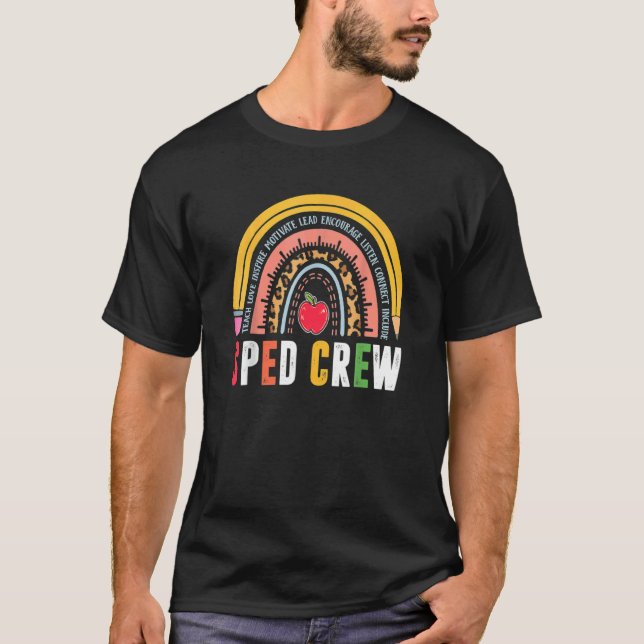 Camiseta Tripulação Sped Arco-Íris Professor Especial De Ed (Frente)