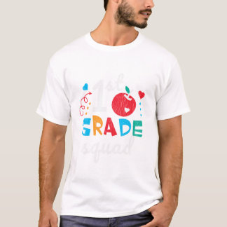 Camiseta Tripulante Da Equipe De Grau Squade De Volta Ao Te