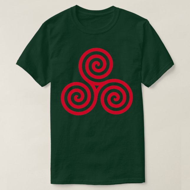 Camiseta Triskelion Spiral (Frente do Design)